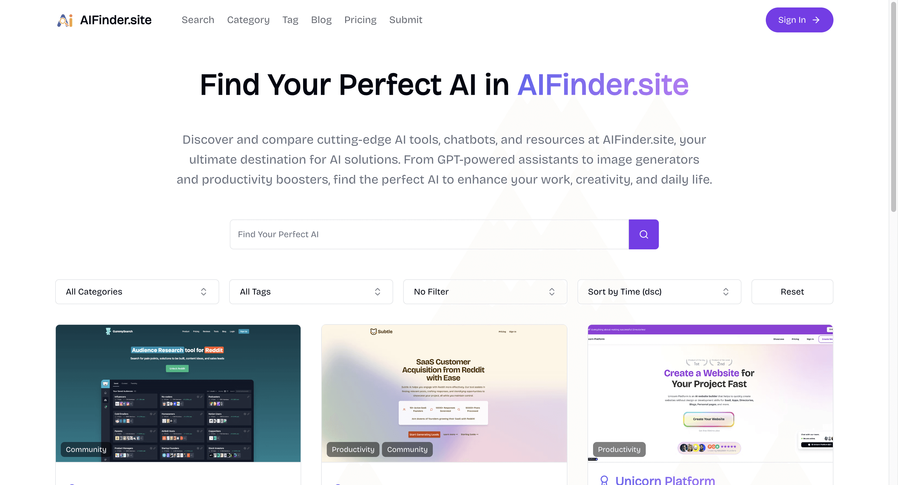 AIFinder